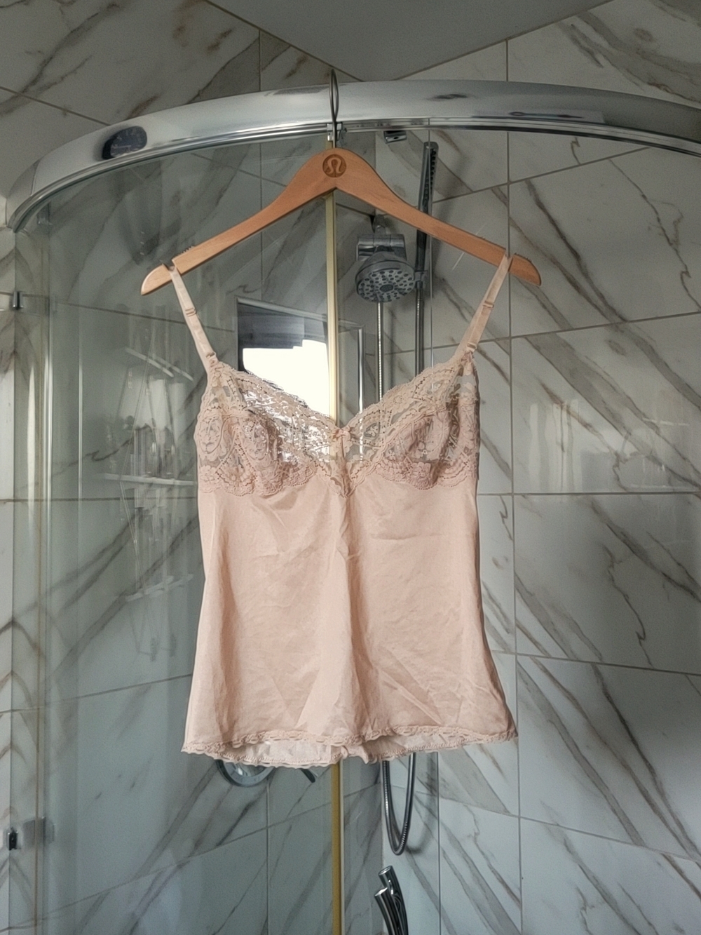 Vintage Blush Lace Camisole by Vintage